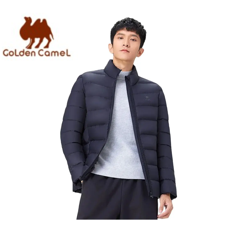Winter Clothing Hiking - เสื้อแจ็คเก็ตขนเป็ด GOLDEN CAMEL สำหรับผู้ชายและผู้หญิง เสื้อโค้ทฤดูหนาวน้ำหนักเบา ทันสมัย