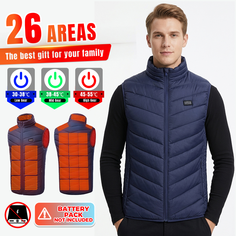 เสื้อกั๊กอุ่นอัจฉริยะ 26 โซน ส - Winter Clothing Hiking บทวิจารณ์และราคา
